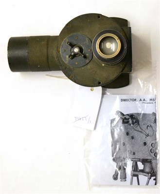 Lot 86 - A Second World War Kerrison Predictor Anti-Aircraft Fire Control System Gun Sight, in...