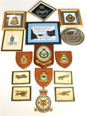 Lot 104 - RAF Related Militaria, including a black and white photograph of the Mohne Dam after the attack...