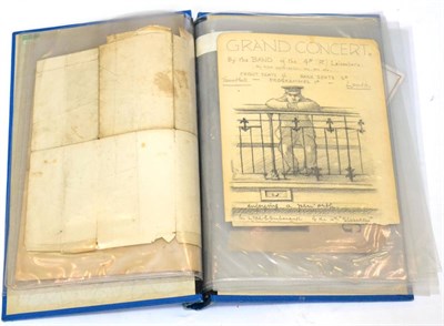 Lot 121 - A Collection of First World War and Later Pencil Sketches, Donald McGill and other postcards,...