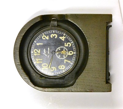 Lot 245 - A Second World War Junghans German Luftwaffe Communications Centre Clock, model J30D, no. FL...