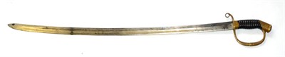 Lot 307 - An Early 20th Century Russian Cavalry Sword, the 83.5cm single edge fullered steel blade with...