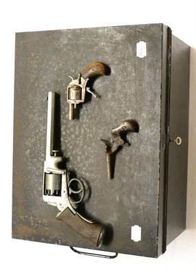 Lot 470 - A Non-working Replica of an Adam's Patent Double Action Percussion Revolver, five shot, with...