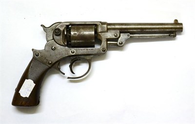 Lot 474 - A Starr Arms Company .44 Calibre 1858 Double Action Percussion Six Shot Army Revolver, number...