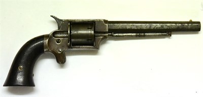 Lot 477 - A Pond's Patent .32 Calibre Rimfire Single Action Six Shot Revolver, with 15cm octagonal steel...