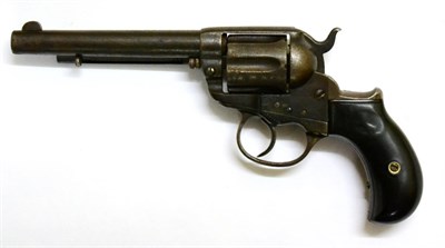 Lot 478 - A Colt 1877 ";Thunderer"; Double Action .41 Calibre Six Shot Centrefire Revolver, the 12.5cm...