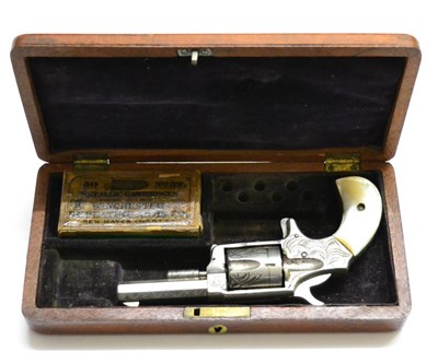 Lot 479 - A Hartford Arms Company .32 Calibre Rimfire Single Action Five Shot Revolver, the 6.5cm...