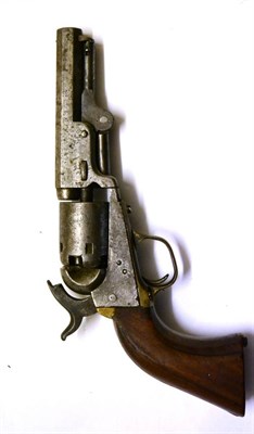 Lot 480 - A Colt Model 1849 Five Shot Percussion Pocket Revolver, in .31 calibre, the 10cm octagonal...