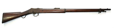 Lot 506 - A Victorian Martini Henry Rifle, the 84.5cm steel barrel cut at the breech, various markings...