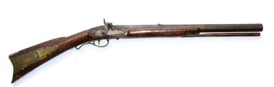 Lot 511 - A 19th Century American Percussion Carbine, the 56cm octagonal steel barrel engraved L Bile to...