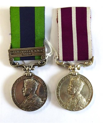 Lot 5 - An India General Service Medal, 1909, with clasp AFGHANISTAN N.W.F. 1919, awarded to 64207...