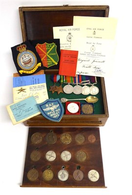 Lot 32 - A Second World War Group of Six Medals, comprising 1939-1945 Star, Pacific Star, Defence Medal,...