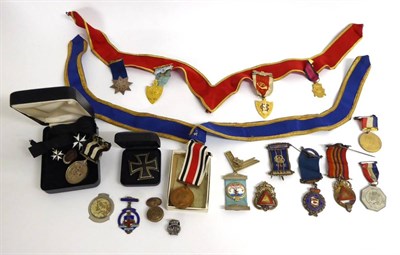 Lot 49 - A Miscellaneous Collection of Medals and Medallions, including an Iron Cross First Class, by...