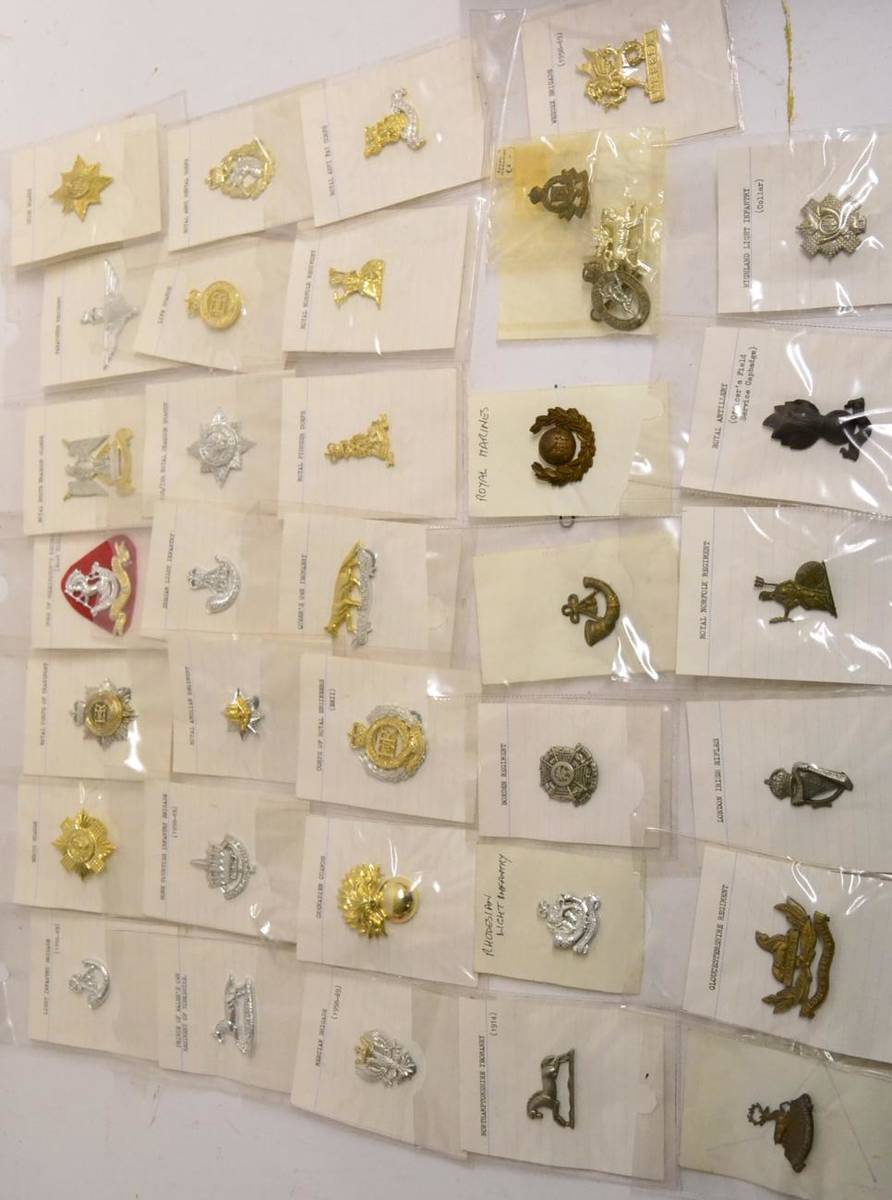 Lot 82 - A Collection of Twenty Two Staybrite Cap Badges, including one to the Royal Norfolk Regiment,...