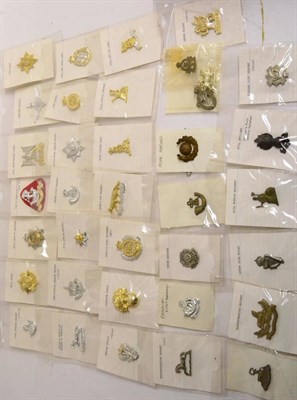 Lot 82 - A Collection of Twenty Two Staybrite Cap Badges, including one to the Royal Norfolk Regiment,...