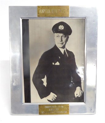 Lot 121 - Hindenburg LZ-129: An Aluminium Rectangular Photograph Frame, made from metal from the airship,...