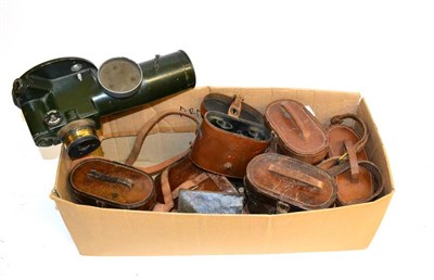 Lot 141 - A Collection of Eight Pairs of Military and Other Binoculars, comprising Busch Thaliar; Tourix...