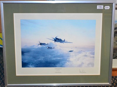 Lot 156 - After Robert Taylor, Air Strike over West Falkland, reproduction printed in colour, pub. by The...