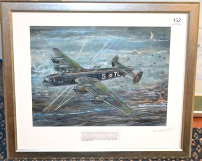 Lot 162 - Phil May, 'Uno Animo Agimus', Halifax W1048 over Norway,  mixed media, signed lower left, 26.5...