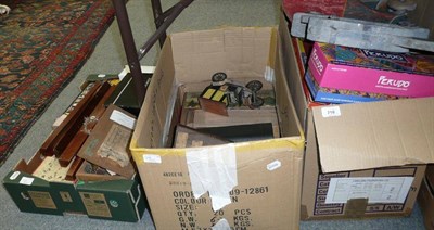 Lot 718 - Three Boxes of Toys, Games and Christmas Decorations