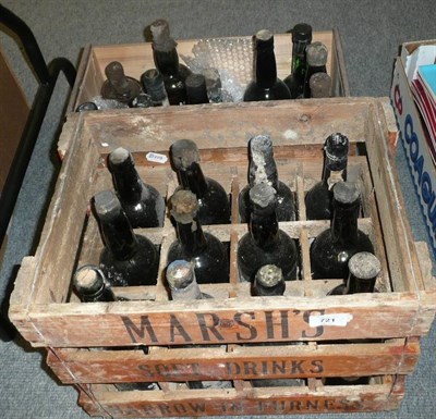 Lot 721 - The Remnants of the Wine Cellar, including wine, cognac and port (23 bottles)