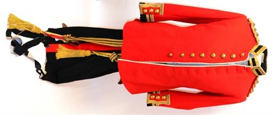 Lot 251 - A Pre Second World War Dress Uniform to a Colonel, comprising a scarlet tunic by Hawkes & Co., with