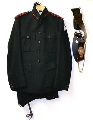 Lot 252 - A Post Second World War Uniform to a Captain 6th Battalion Durham Light Infantry, comprising a...