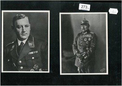 Lot 273 - A Small Collection of German Third Reich Ephemera, including a commission to Naval Officer for...