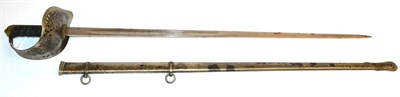 Lot 347 - A George V 1896 Pattern Infantry Officer's Dress Sword, the 83cm single edge fullered steel...