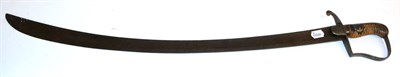 Lot 376 - A 1796 Light Cavalry Trooper's Sword by Gill, the 83cm single edge curved steel blade stamped...