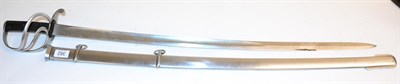 Lot 382 - An 1853 Pattern Light Cavalry Trooper's Sabre, with 89cm single edge fullered plate steel...