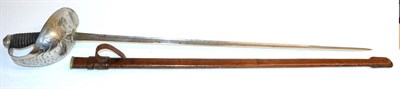 Lot 393 - A George V 1912 Pattern Cavalry Officer's Sword by Henry Wilkinson, Pall Mall, London, the...