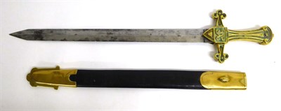 Lot 398 - A Victorian 1856 Pattern Mark I Drummer's  Sword by Mole, the 48cm double edge spear point...