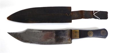 Lot 407 - A 19th Century Ever Ready Bowie Knife by George Bryson, Birmingham, the 23cm clip point steel blade