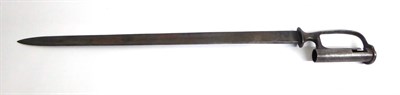 Lot 416 - A Sappers & Miners Socket Bayonet, the 56cm single edge fullered steel blade stamped 2/4 to the...