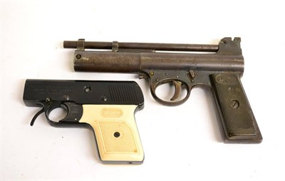 Lot 549 - PURCHASER MUST BE 18 YEARS OR OVER A Webley Air Pistol Mark II (Target Model), .177 calibre,...