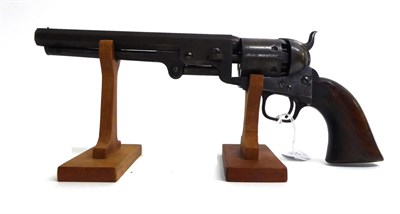 Lot 584 - A Colt London 2nd Model 1851 Six Shot Single Action Navy Percussion Revolver, 36 calibre, the...