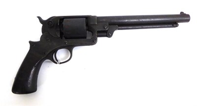 Lot 606 - A Starr Arms 1863 .44 Calibre Percussion Six Shot Single Action Percussion Army Revolver, with 20cm