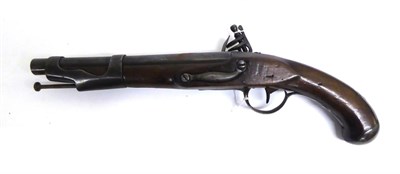 Lot 633 - An 18th Century French Flintlock Cavalry Pistol, the 24.5cm steel barrel engraved M1763 to the...