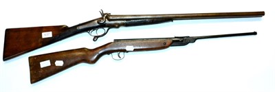 Lot 637 - A 19th Century Double Barrel Pinfire Shotgun by Moore & Co., London, with 64cm steel barrels,...