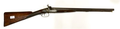 Lot 651 - A 19th Century ";Jailer's"; Double Barrel Percussion Shotgun by James O'Neill, with 57.5cm stub...