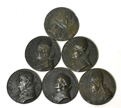 Lot 14 - Gregorius X, Restitutional medal, bronze, obv., portrait l., wearing tiara and cope, rev.,...