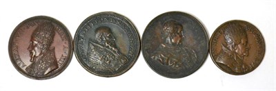 Lot 17 - Alexander VII, Year 12, 1667, Completion of the Collonade in the Piazza San Pietro, bronze, by...