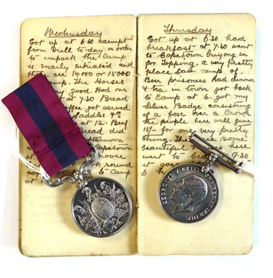 Lot 28 - A Second Boer War Distinguished Conduct Medal, awarded to 10821 SERJT:J.T.BIBBY. 15TH IMP:YEO:,...