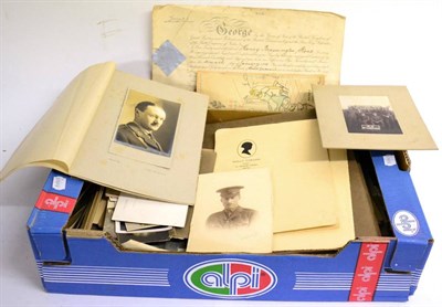 Lot 87 - A Collection of Ephemera Relating to Lieutenant H B Stone and Lt Colonel Joseph Henry Stone,...