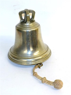 Lot 113 - A Second World War Air Ministry RAF Scramble Bell, the crown top with ATW foundry mark and with...