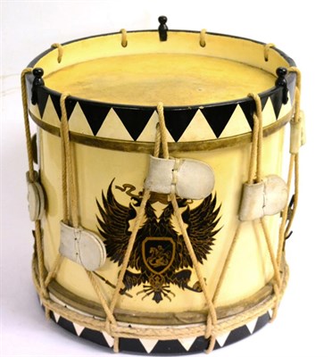 Lot 121 - A Second World War Cadet Model 2 Side Drum by A F Matthews (Drums) Ltd., London, the brass...