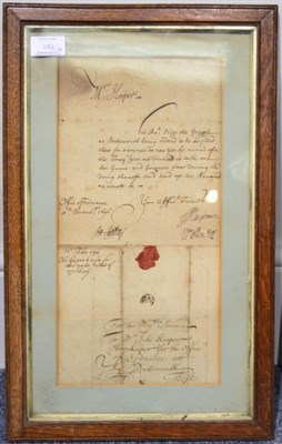 Lot 146 - An Early 18th Century Royal Navy Indenture, between His Grace the Duke of Marlborough, the...