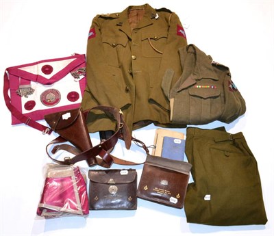 Lot 176 - A Second World War Uniform to a Captain of the Royal Electrical and Mechanical Engineers,...