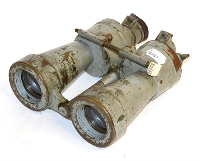 Lot 189 - A Pair of Second World War German U-Boat Conning Tower U.D.F 7 x 50 Binoculars by Carl Zeiss, Jena