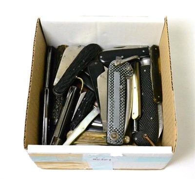 Lot 238 - A Collection of Twenty Four Folding Pocket Knives by Joseph Rodgers, No.6, Norfolk Street,...